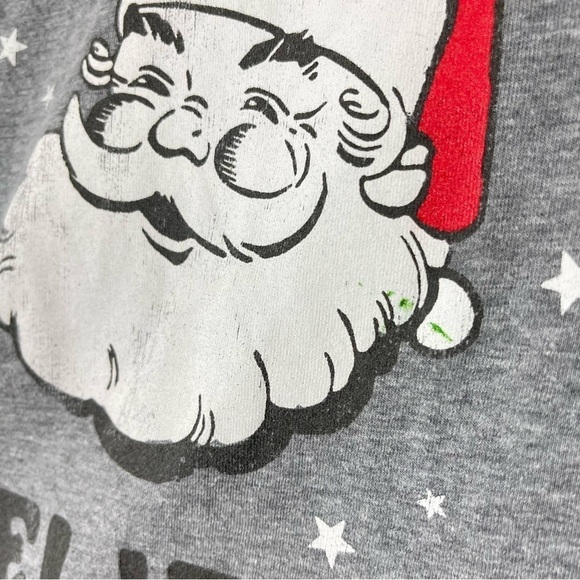 Grayson Threads Small Santa Clause Music Graphic Tee Shirt Crewneck Christmas - Picture 4 of 6